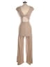 Selfie Leslie Solid Tan Jumpsuit Size 12 - photo 2