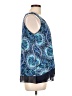 Roz & Ali Blue Sleeveless Blouse Size M - photo 4