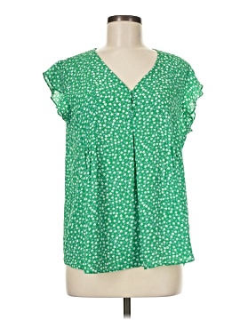 Maison D' Amelie Short Sleeve Blouse