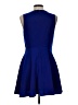 Forever 21 Solid Blue Cocktail Dress Size L - photo 2