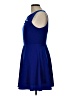 Forever 21 Solid Blue Cocktail Dress Size L - photo 5