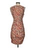 Leith Print Orange Cocktail Dress Size S - photo 2
