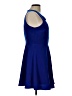 Forever 21 Solid Blue Cocktail Dress Size L - photo 4