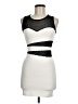 Forever 21 Color Block Ivory Cocktail Dress Size M - photo 1