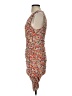 Leith Print Orange Cocktail Dress Size S - photo 5