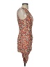 Leith Print Orange Cocktail Dress Size S - photo 4