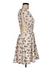 Shein 100% Polyester Floral Ivory Cocktail Dress Size 6 - photo 4
