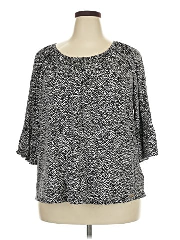 MICHAEL Michael Kors 3/4 Sleeve Blouse (view 1)