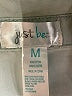 Just Be... Solid Green Long Sleeve Button-Down Shirt Size M - photo 7