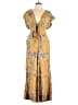 Free People Paisley Gold Jumpsuit Size S - photo 1