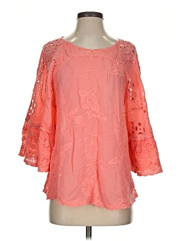 Johnny Was 3/4 Sleeve Blouse (view 1)