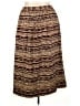 Amanda Smith 100% Polyester Print Brown Casual Skirt Size 20 - photo 2
