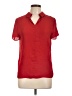 CeCe Red Short Sleeve Blouse Size M - photo 1