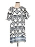 Assorted Brands Print Blue Casual Dress Size 1X (estimated) - photo 1