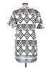 Assorted Brands Print Blue Casual Dress Size 1X (estimated) - photo 2