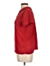 CeCe Red Short Sleeve Blouse Size M - photo 5