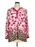 Soma Pink Long Sleeve Top Size XL - photo 1