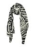Unbranded 100% Polyester Animal Print Ivory Black Scarf One size - photo 1