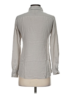 Equipment Long Sleeve Silk Top (view 2)