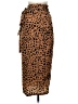 Lulus 100% Polyester Animal Print Brown Casual Skirt Size S - photo 2