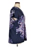 Soma Paisley Purple Short Sleeve Blouse Size XL - photo 4