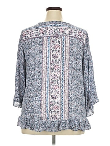 Jones & Co 3/4 Sleeve Blouse (view 2)