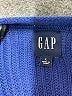 Gap 100% Cotton Solid Blue Pullover Sweater Size L - photo 7