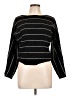 T Tahari Stripes Black Pullover Sweater Size L (estimated) - photo 1