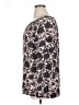 Ann Taylor LOFT 100% Polyester Gray Long Sleeve Blouse Size L (tall) - photo 5