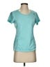 Reebok 100% Polyester Teal Active T-Shirt Size S - photo 1