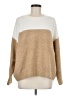 Vince Camuto Color Block Tan Pullover Sweater Size M - photo 1