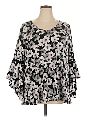 Alfani 3/4 Sleeve Blouse (view 1)