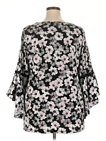 Alfani 3/4 Sleeve Blouse (view 2)