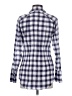 Free People Plaid Blue Long Sleeve Button-Down Shirt Size 4 - photo 2