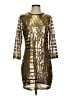 Assorted Brands Metallic Gold Cocktail Dress Size XL - photo 1