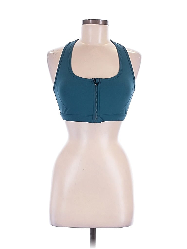 Pre-owned Fabletics Sports Bra In Teal