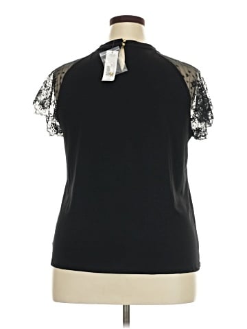 Worthington Short Sleeve Blouse (view 2)