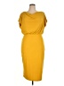 Unbranded Solid Yellow Cocktail Dress Size XL - photo 1