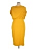 Unbranded Solid Yellow Cocktail Dress Size XL - photo 2