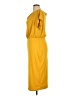Unbranded Solid Yellow Cocktail Dress Size XL - photo 5