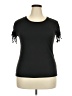 Unbranded 100% Polyester Black Short Sleeve Top Size XXL - photo 1