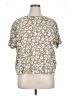 Studio Untold 100% Baumwolle Animal Print Green Short Sleeve Blouse Size 16 - 18 - photo 1