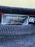 Vineyard Vines 100% Wool Chevron-herringbone Blue Wool Pullover Sweater Size M (kids) - photo 3