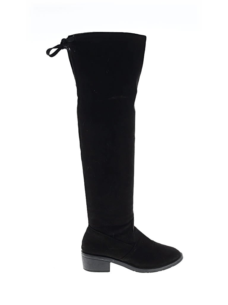 Pre-owned Assorted Brands Boots In Black