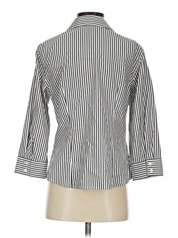 Jones New York 3/4 Sleeve Button-Down Shirt (view 2)