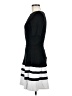 Necessary Objects Stripes Black Cocktail Dress Size M - photo 5