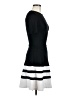 Necessary Objects Stripes Black Cocktail Dress Size M - photo 4