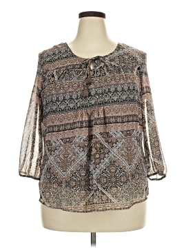 St. John's Bay 3/4 Sleeve Blouse
