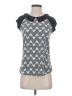 Hinge Gray Short Sleeve Top Size S - photo 1