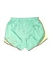 Nike 100% Polyester Color Block Green Athletic Shorts Size S - photo 2